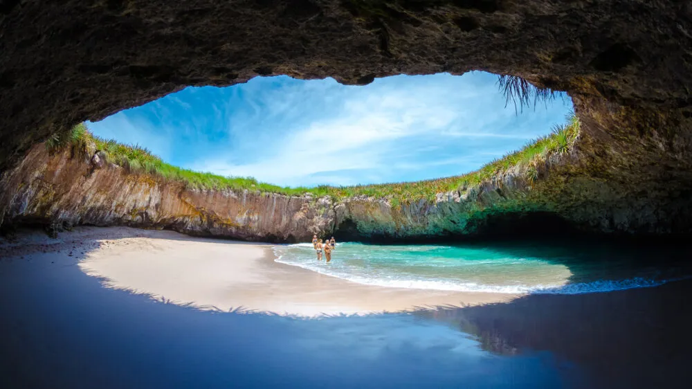Playa Escondida en las Islas Marietas, Riviera Nayarit, fotografía de Miguel Naranjo