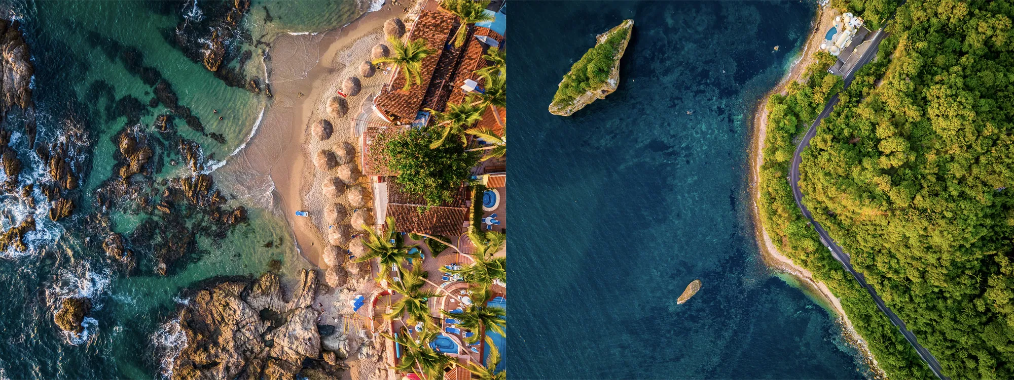 Fotografía y video aéreo en Puerto Vallarta